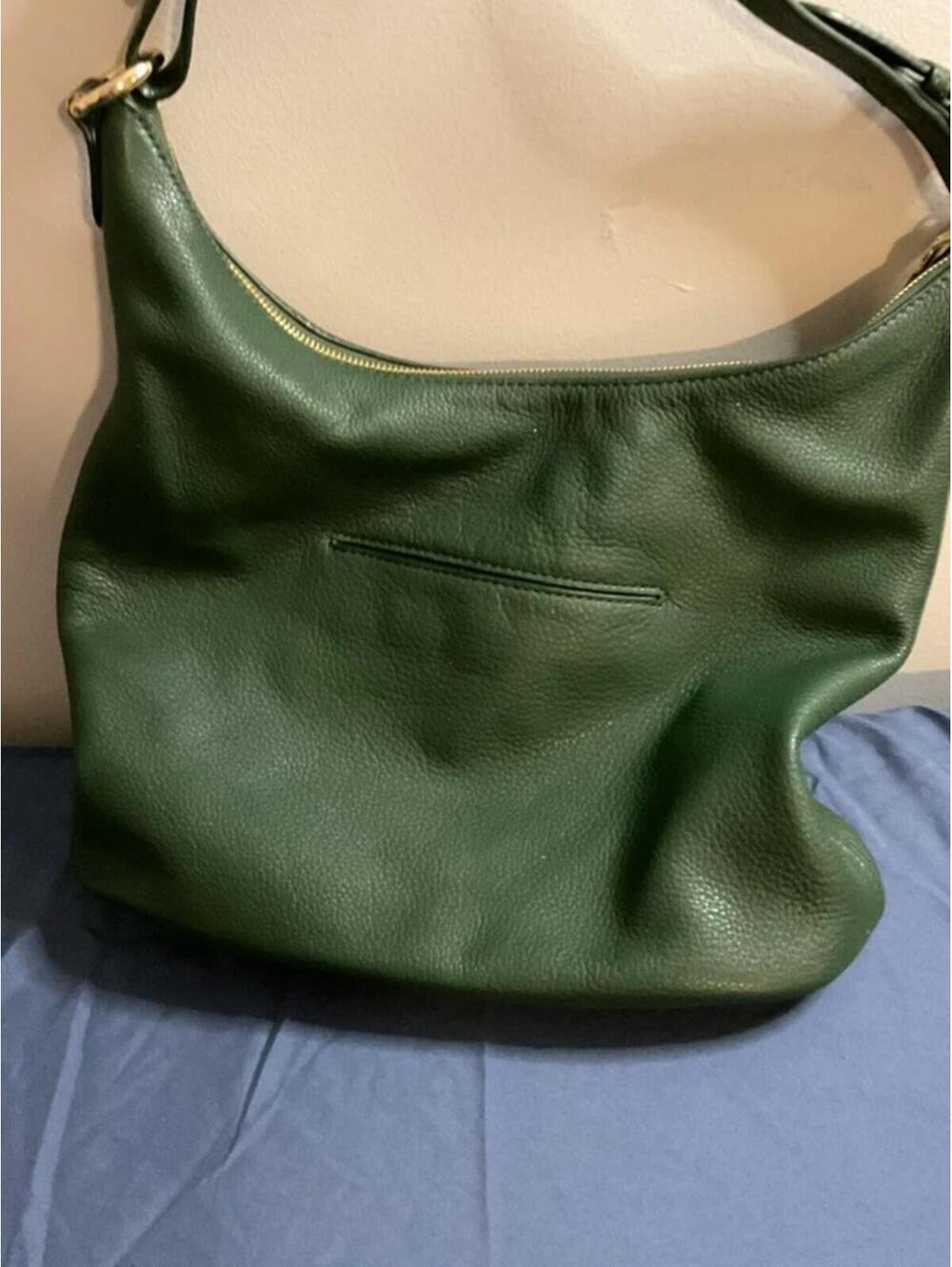 Michael Kors Emerald green Lupita large leather hobo bag - Picture 13 of 13